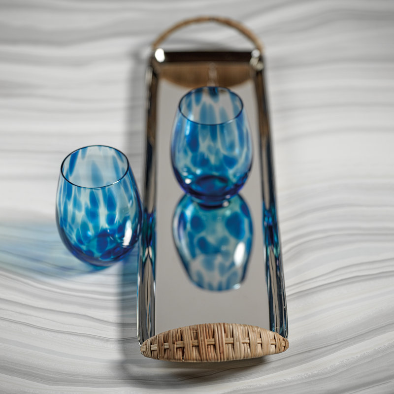 Zodax Mauritius 6 Piece 17.58oz. Glass Drinking Glass Glassware Set